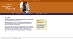 Desktop Screenshot of consumerequality.org