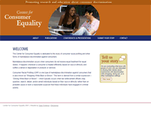 Tablet Screenshot of consumerequality.org